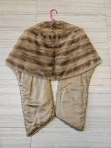lot 247 image: Vintage Mink Fur Stole  Autumn Haze
