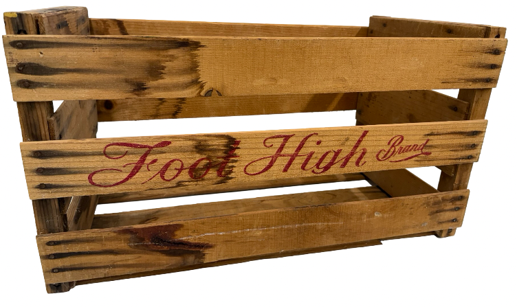 lot 48 image: Fool High Vintage Wood Crate