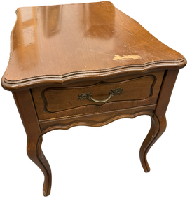 lot 73 image: Single One Drawer End Table