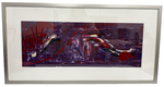 Purple Contemporary Artwork by Leon Zobel Minneapolis Artist