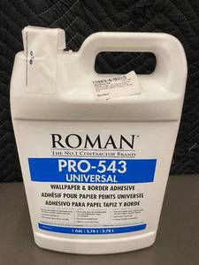 lot 3 image: Roman PRO-543 Universal Wallpaper & Border Adhesive 1 Gal