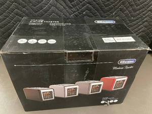 lot 6 image: Elkane WT-8106E 2-Slice Toaster - 825W, 38mm Slots, 8 Browning Levels, Gray