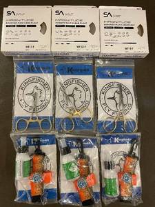 lot 8 image: Magnitude Bonefish Plus Clear Float Fly Line WF-7-F WF-12-F WF-9-F & Kingfisher Scissors & Bottles