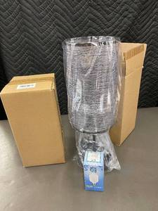 lot 28 image: Handsome Series LED Bulb Light Lamp - Cylindrical Shade (1 Lamp, 1 Bulb, 2 Boxes)