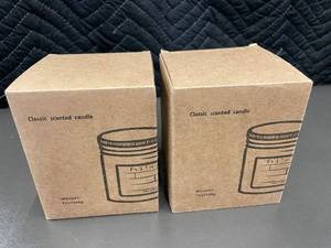 lot 38 image: Two 7oz Classic Scented Candles - New in Box - Made in China