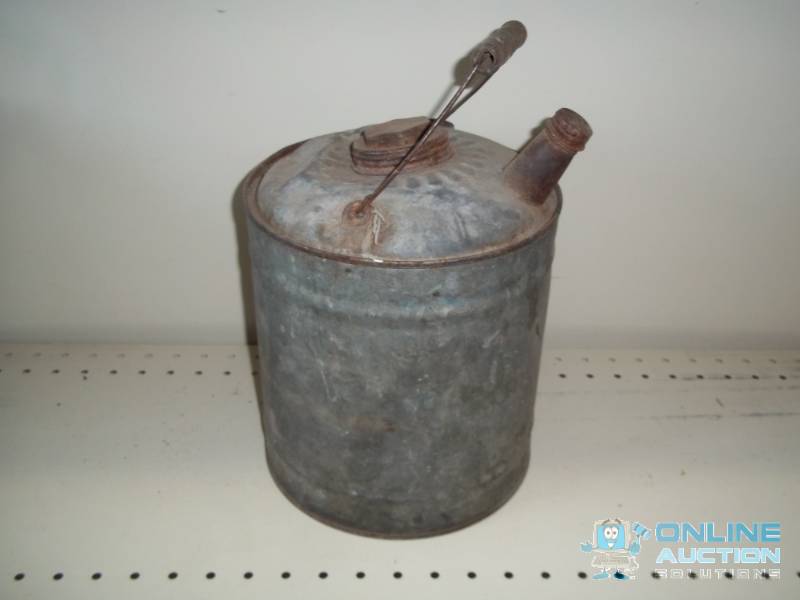 lot 23 image: Vintage oil  gas can