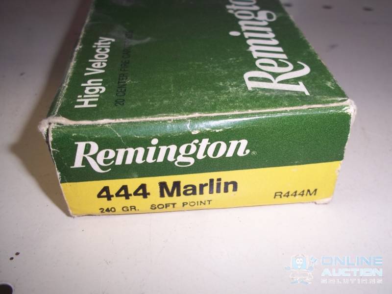 lot 24 image: Remington 444  Marlin Shells full box