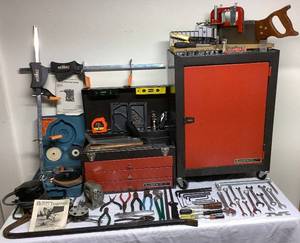 lot 53 image: Alltrade Tool Cabinet, Tool Box and Tools Package