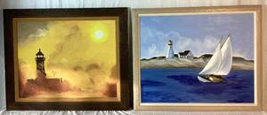 Original Lighthouse Paintings by Jesse Bell
