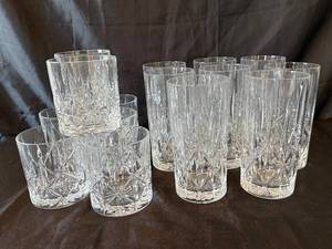 lot 23 image: Marquis by Waterford Crystal Old Fashioned and Highball Glasses
