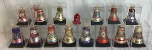 lot 66 image: Collection of Hand Crafted Glass Bell Ornaments