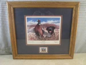 lot 43 image: (A-4) Framed Signed Jim Killen Sta...
