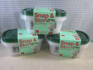 lot 76 image: (CS) 3 - 3-Count 66oz Snap & Store ...