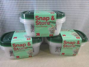 lot 85 image: (CSB) 3 - 3-Count 66oz Snap & Store...