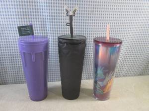 lot 91 image: (EW5) 3 New Starbucks 24oz Tumblers...