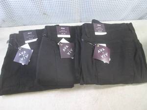 lot 98 image: (CSB) 3 New with Tags Black Denim J...