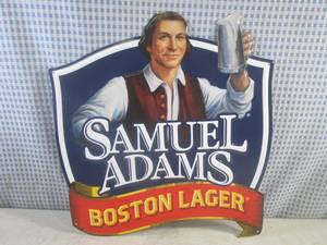 lot 134 image: (G-1) Samuel Adams Boston Lager Tin...