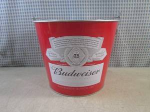 lot 143 image: (BS) Metal Busweiser Beer Bucket 7 ...