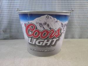 lot 144 image: (BS) Metal Coors Light The Silver B...