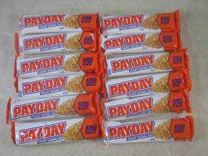 lot 166 image: (B-3) 12 King Size PayDay Candy Bar...