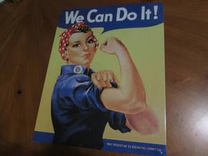 lot 502 image: We Can Do It metal sign...