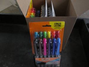 lot 16 image: 4 12 Packs of Bic permanent fine ti...