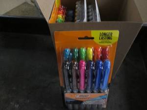 lot 17 image: 4 12 Packs of Bic permanent fine ti...