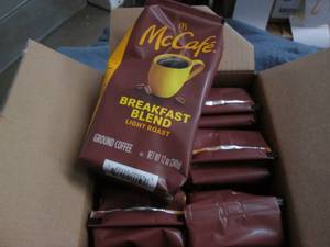 lot 31 image: 6 12oz bags McCafe breakfast blend ...