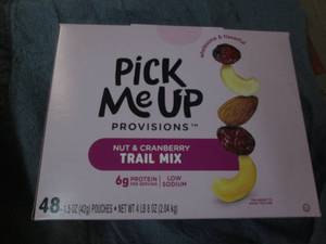 lot 58 image: 48 Packs of nut and cranberry trail...