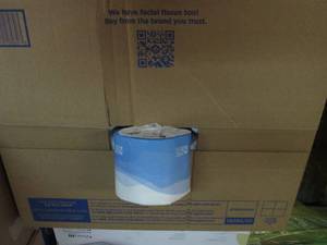 lot 74 image: 80 Rolls of Pacific Blue bath tissu...