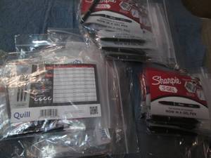 lot 92 image: 50 Sharpie S Gel pen samples...