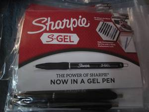 lot 93 image: 50 Sharpie S Gel pen samples...