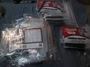 lot 94 image: 50 Sharpie S Gel pen samples...