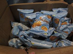 lot 115 image: 21 Bags of Grandmas cookies...