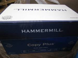 lot 129 image: Case of Hammermill 8.5 x 11 copy pa...