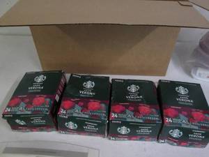 lot 131 image: 4 Starbucks cafe Verona Keurig pod ...