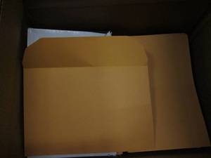 lot 147 image: Large box of heavy manila envelopes...