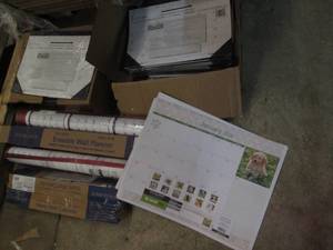 lot 151 image: Huge lot of wall and desk calendars...