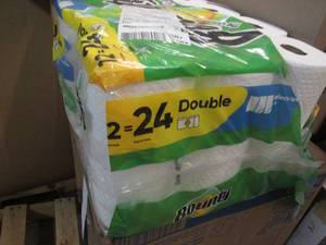 lot 158 image: 12 Rolls of Bounty paper towel...