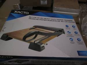 lot 162 image: Xacto 13 paper cutter...
