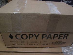 lot 176 image: 5000 Sheets 8.5 x 11 copy paper...