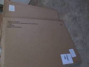 lot 183 image: 2 Cork boards with aluminum black f...