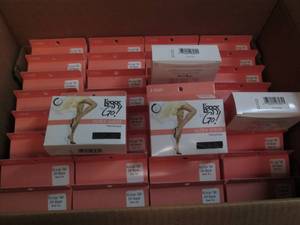 lot 193 image: Case of 36 pair Leggs off black pa...