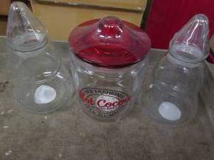 lot 216 image: 3 Glass Serving containers...