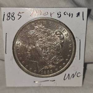 lot 51 image: 1885 Morgan $1