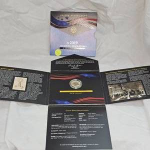 lot 57 image: 2019 $1 Reverse Proof Innovation Coin New Jersey