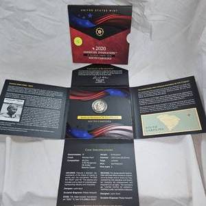 lot 75 image: 2020 $1 Reverse Proof Innovation Coin, South Carolina