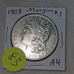 lot 83 image: 1903 Morgan $1 AU