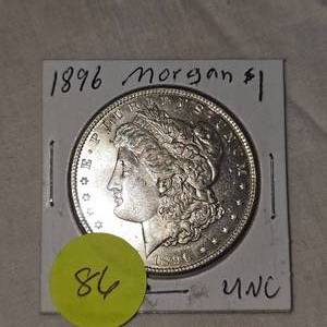 lot 86 image: 1896 Morgan $1 UNC