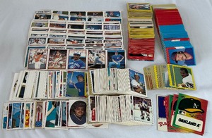 lot 65 image: Huge Lot of Vintage 1980s Stickers - Baseball, Hockey, and Football Cards